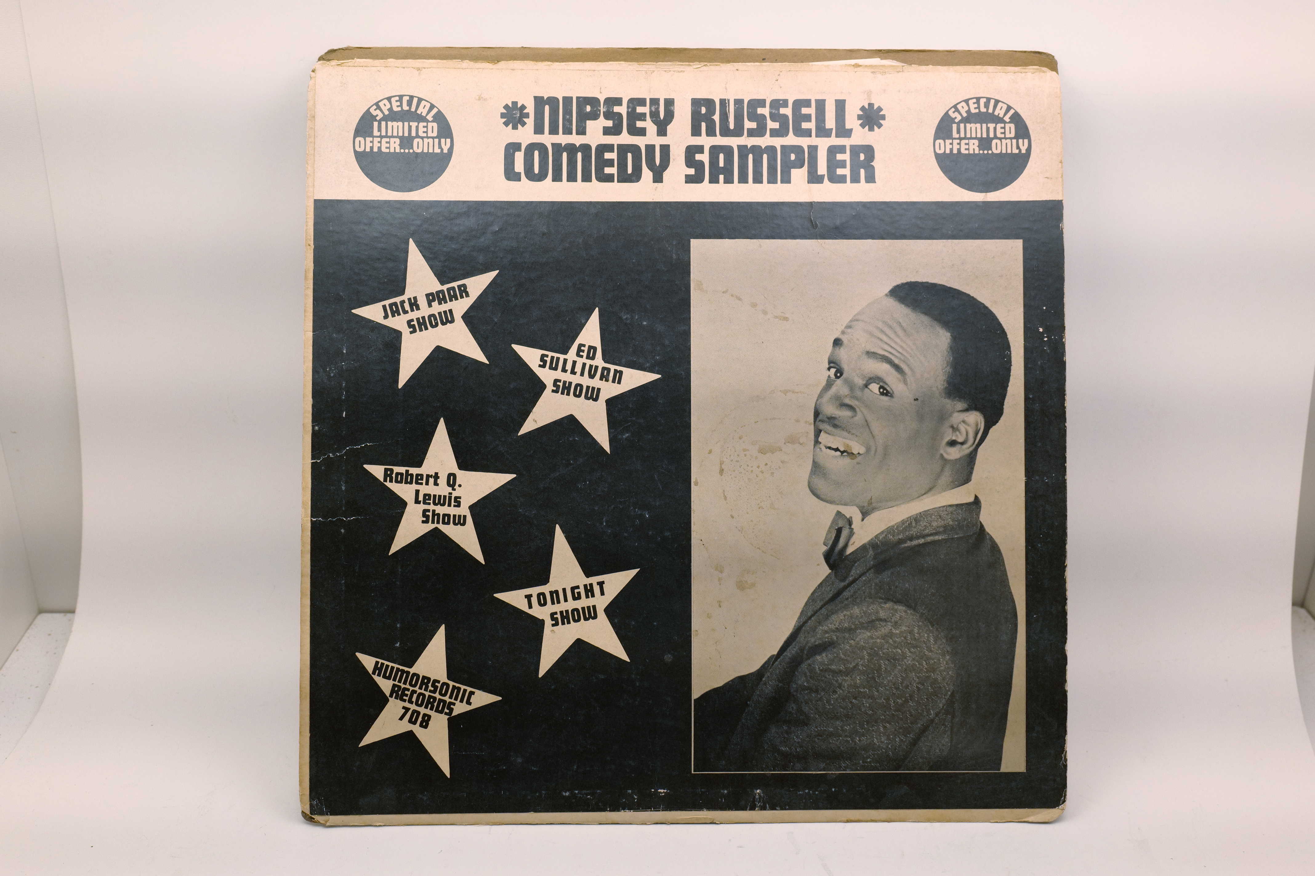 Nipsey Russell Comedy Sampler LP Humorsonic Records NR-708 Vinyl