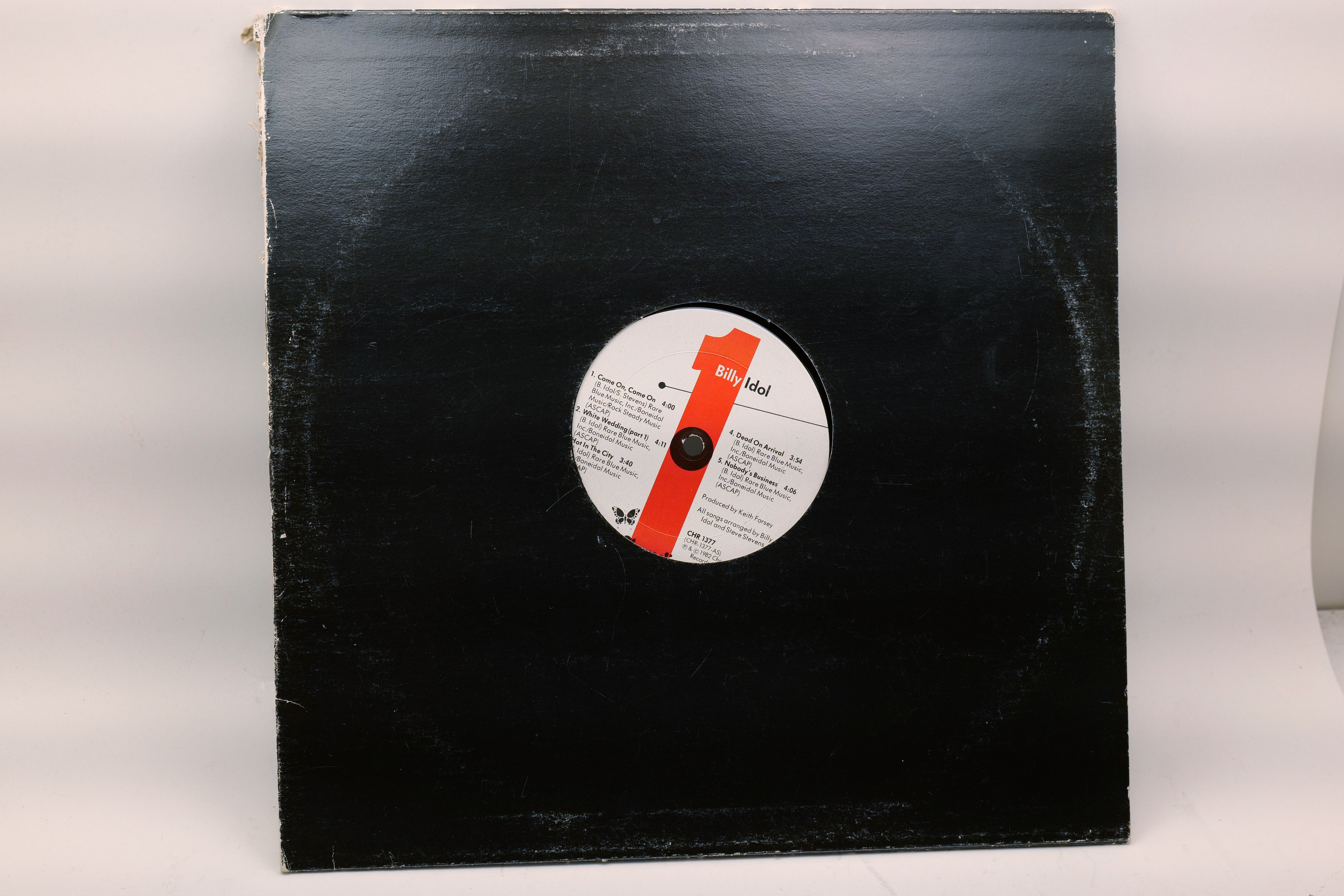 Billy Idol Self Titled LP CHR 1377 Chrysalis 1982 Rock