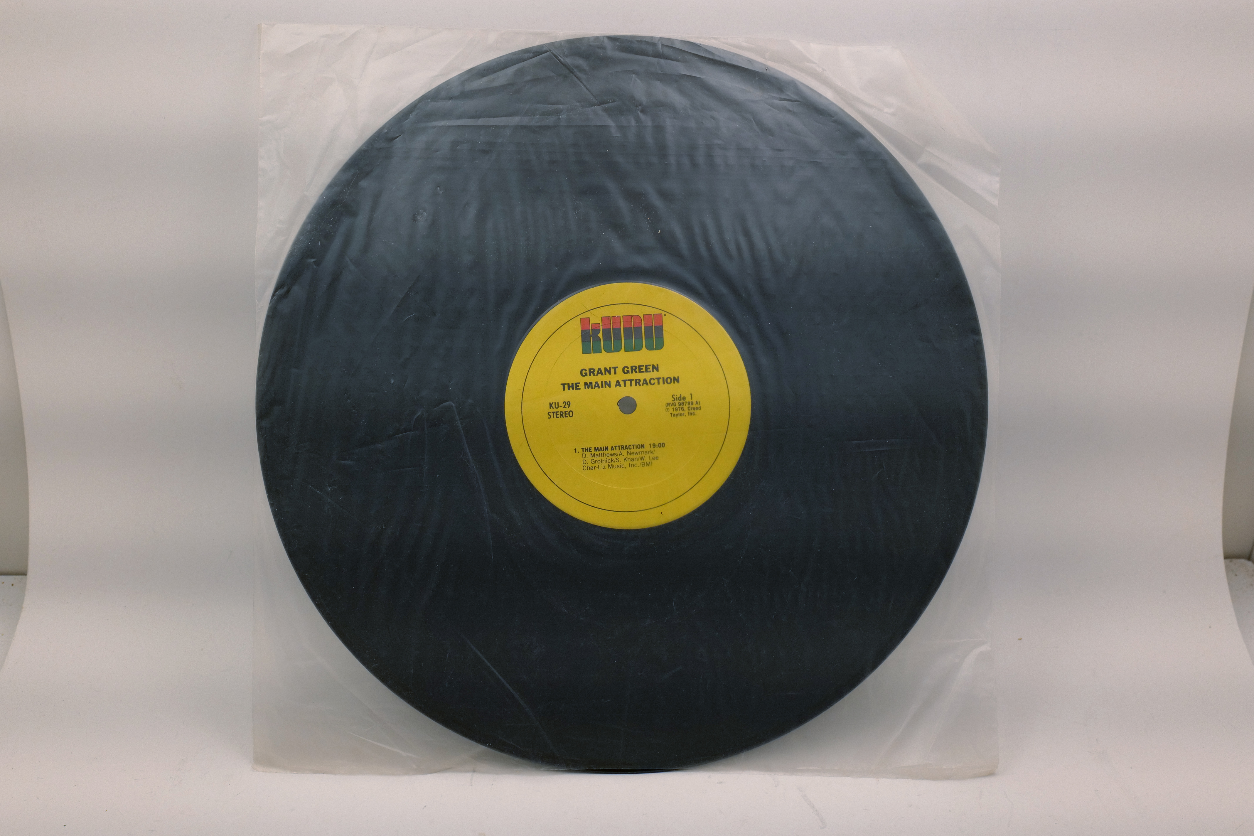 Grant Green The Main Attraction LP KU-29 Kudu Jazz Vinyl Record Only