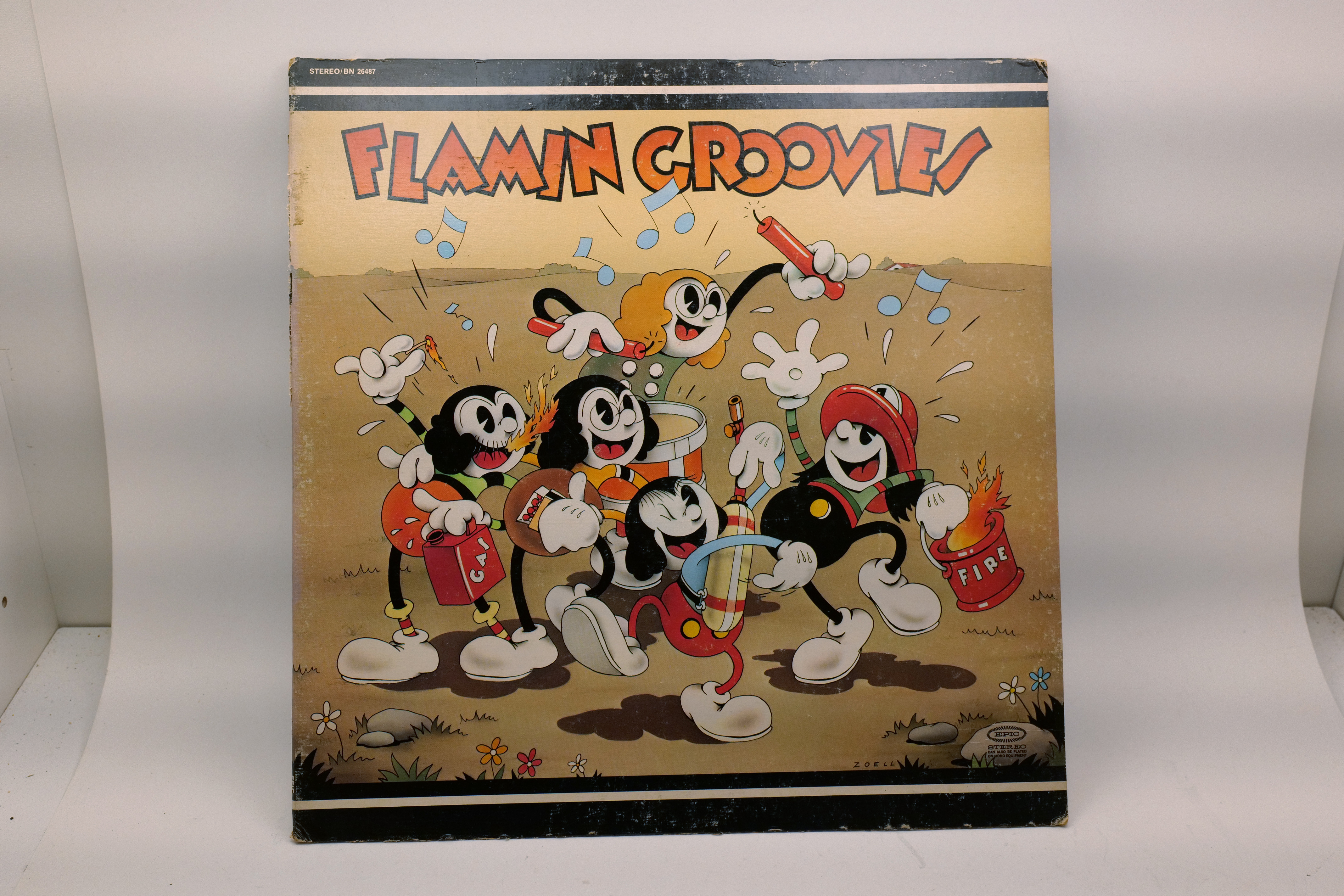Flamin’ Groovies Supersnazz LP Cover Only Epic BN 26487