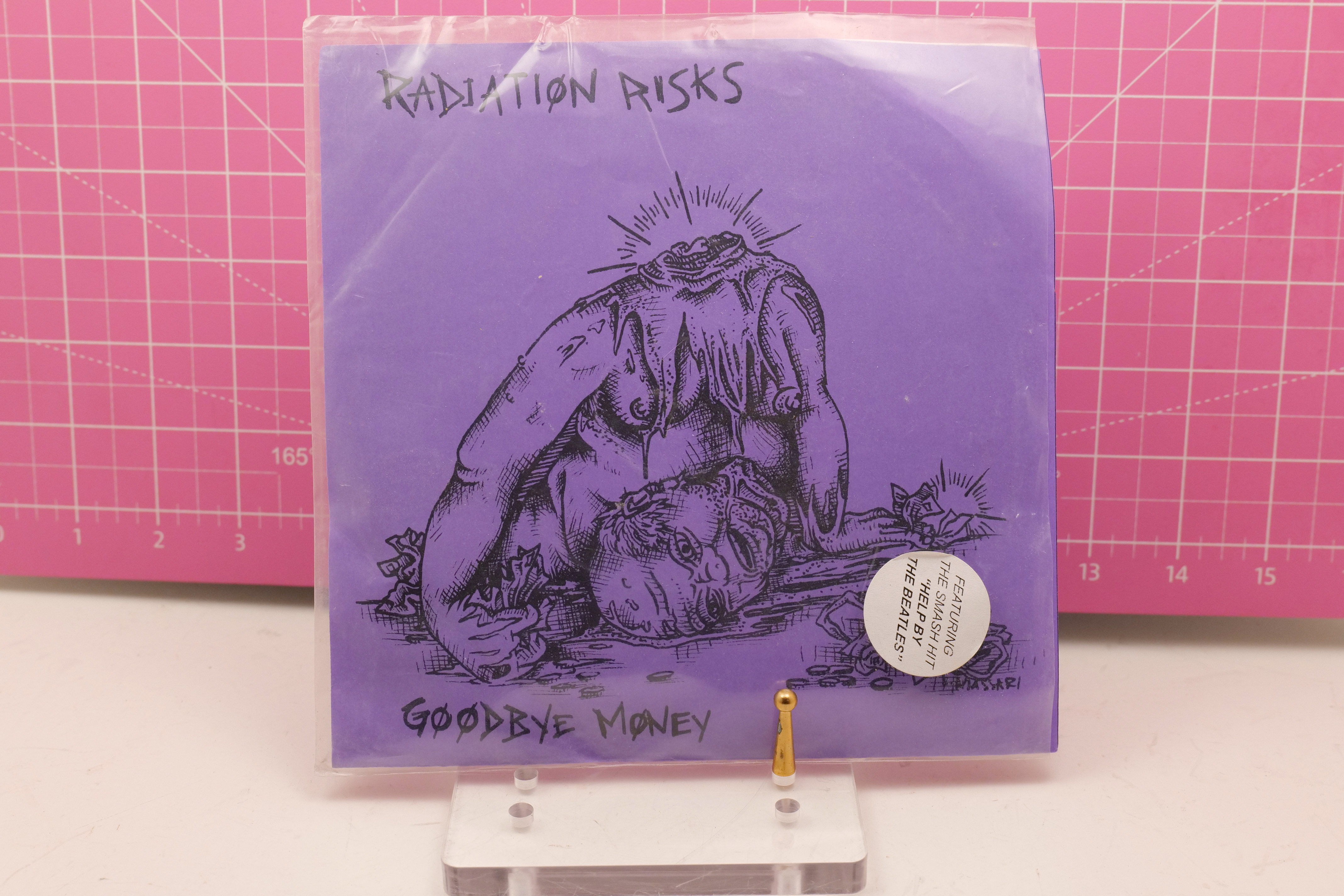 Radiation Risks Goodbye Money 7" Vinyl EP 45 RPM Punk Alt Rock