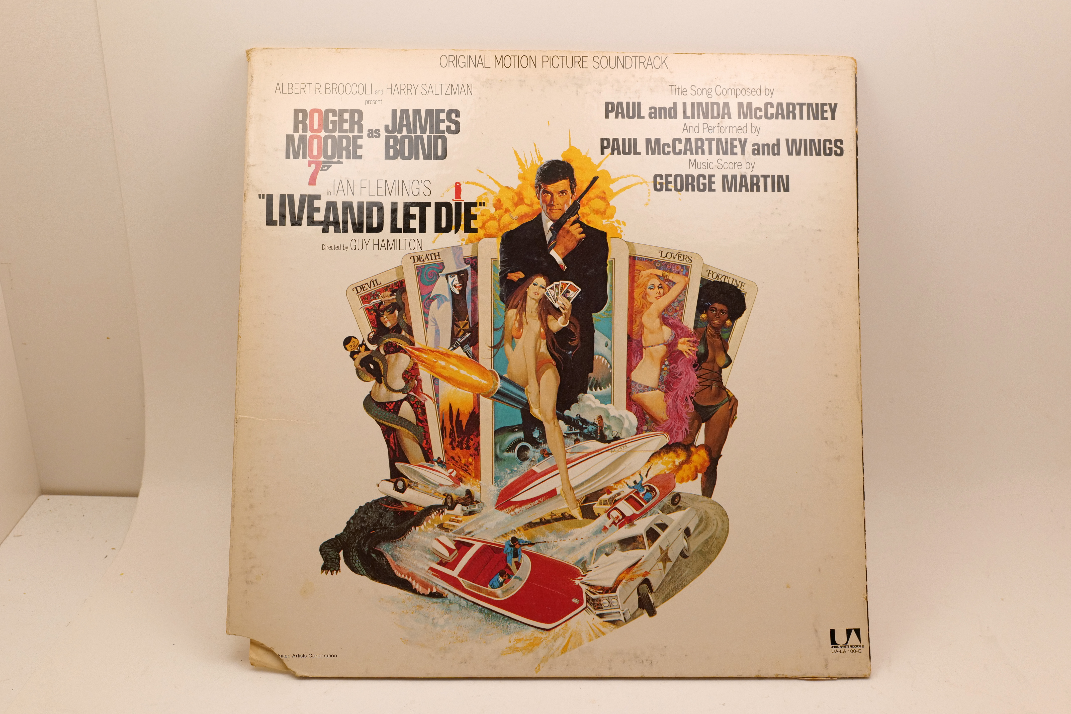 Live And Let Die Original Motion Picture Soundtrack LP Vinyl UA-LA100-G United Artists