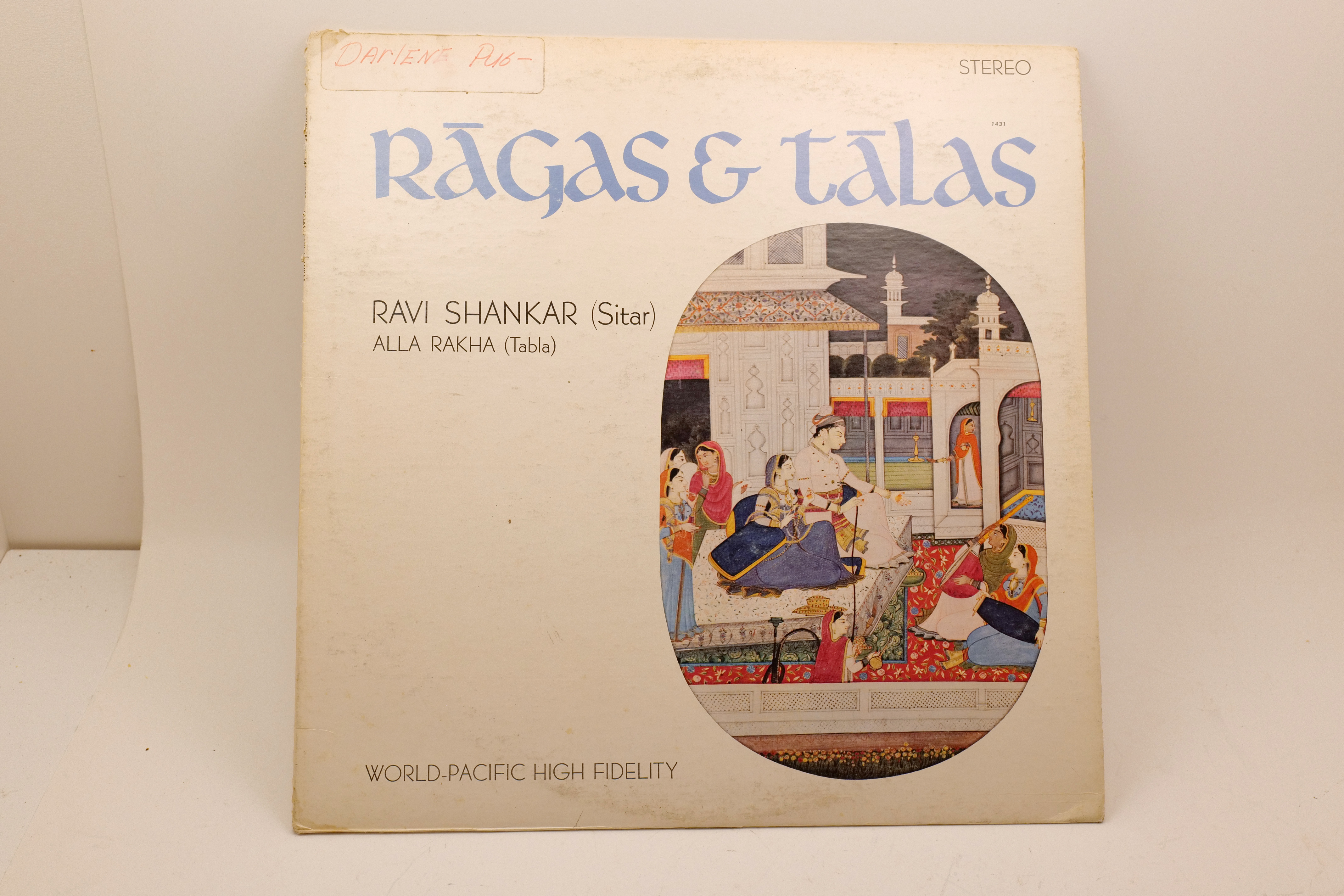 Ravi Shankar Ragas & Talas LP Vinyl World Pacific ST-1431 Indian Classical