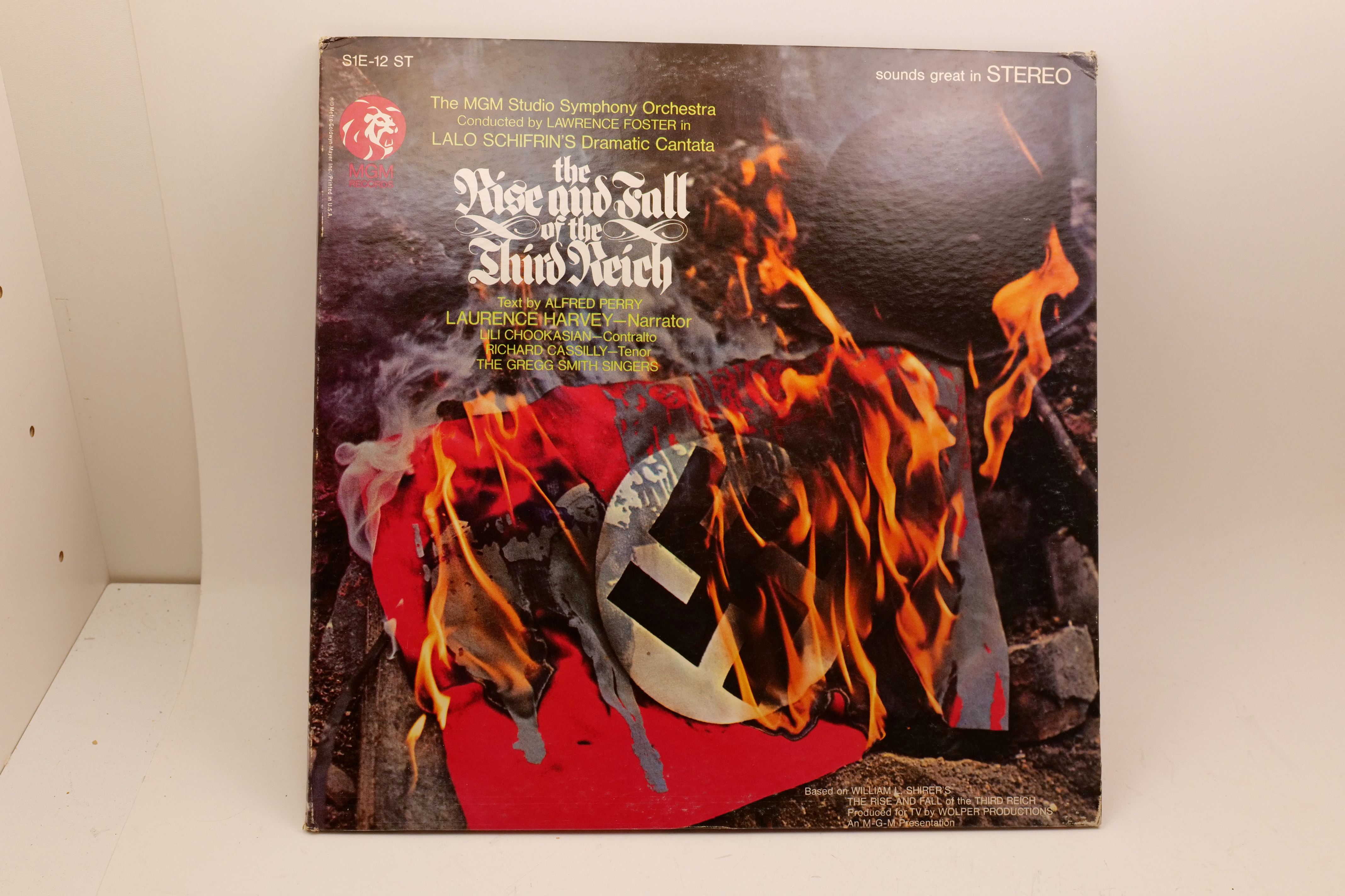 Lalo Schifrin The Rise And Fall Of The Third Reich LP MGM S1E-12 ST Vinyl