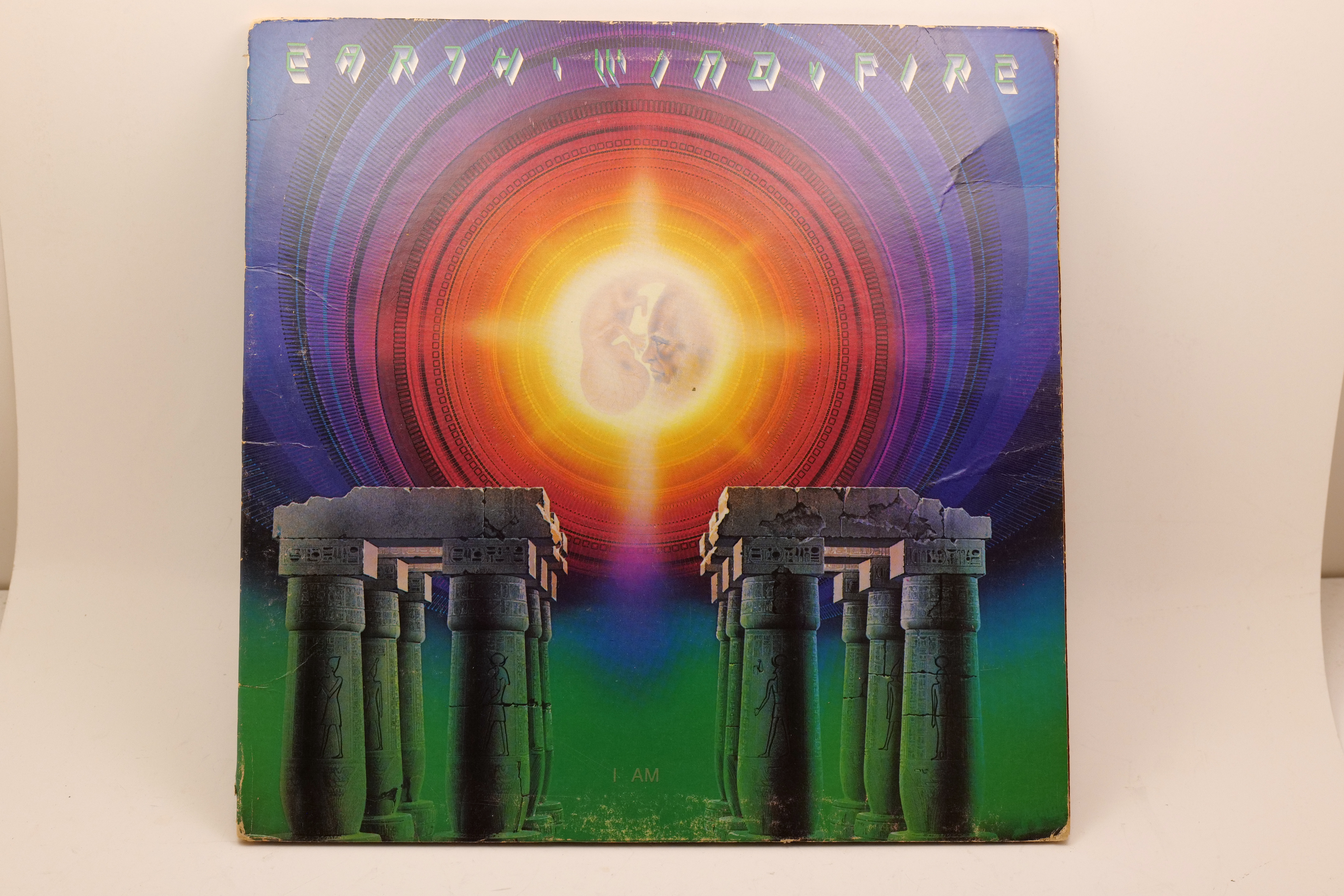 Earth, Wind & Fire I Am LP 1979 Columbia FC 35730 Vinyl Record w/ Poster