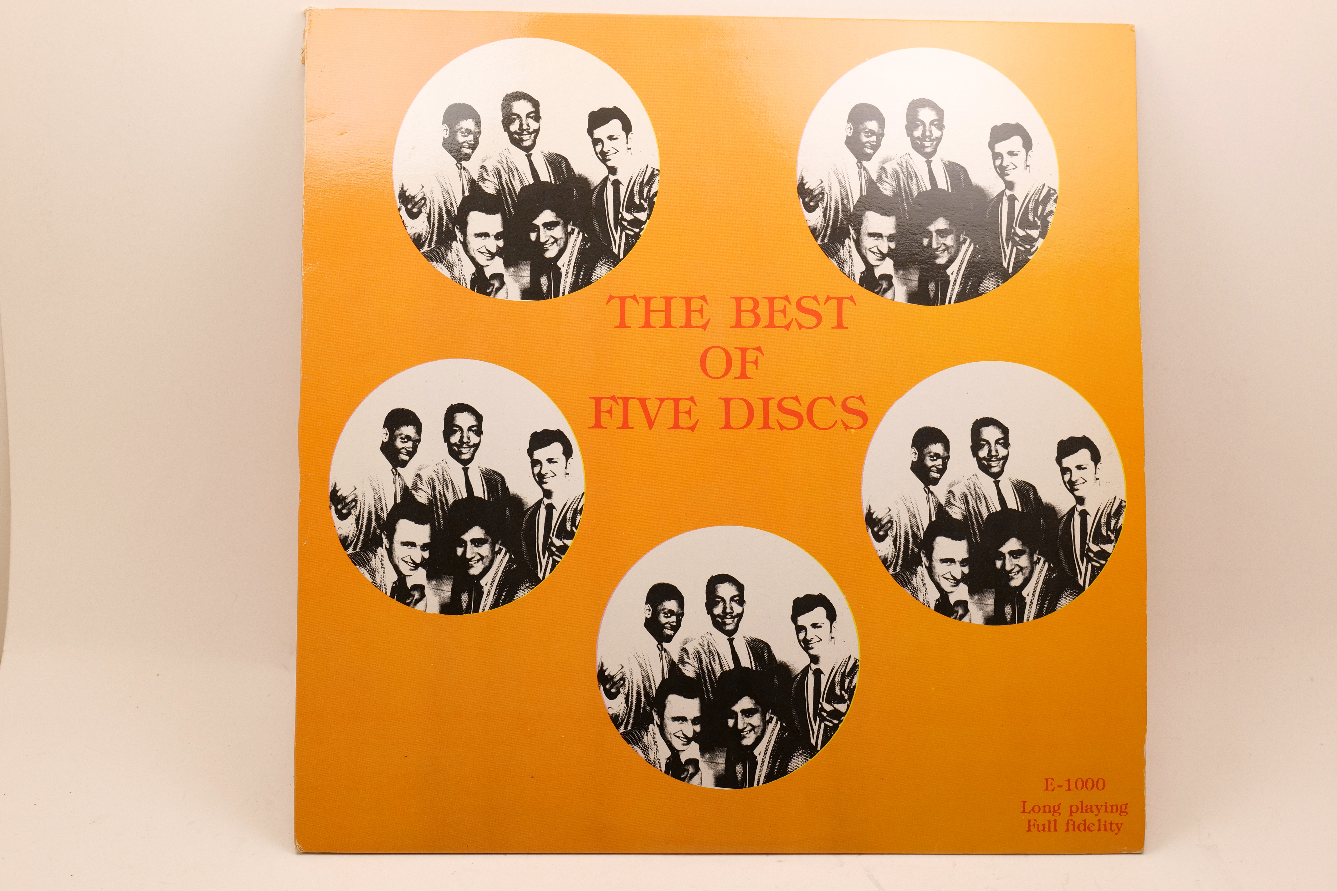 The Five Discs The Best Of The Five Discs LP EMGE E-1000 Doo Wop Vinyl Record