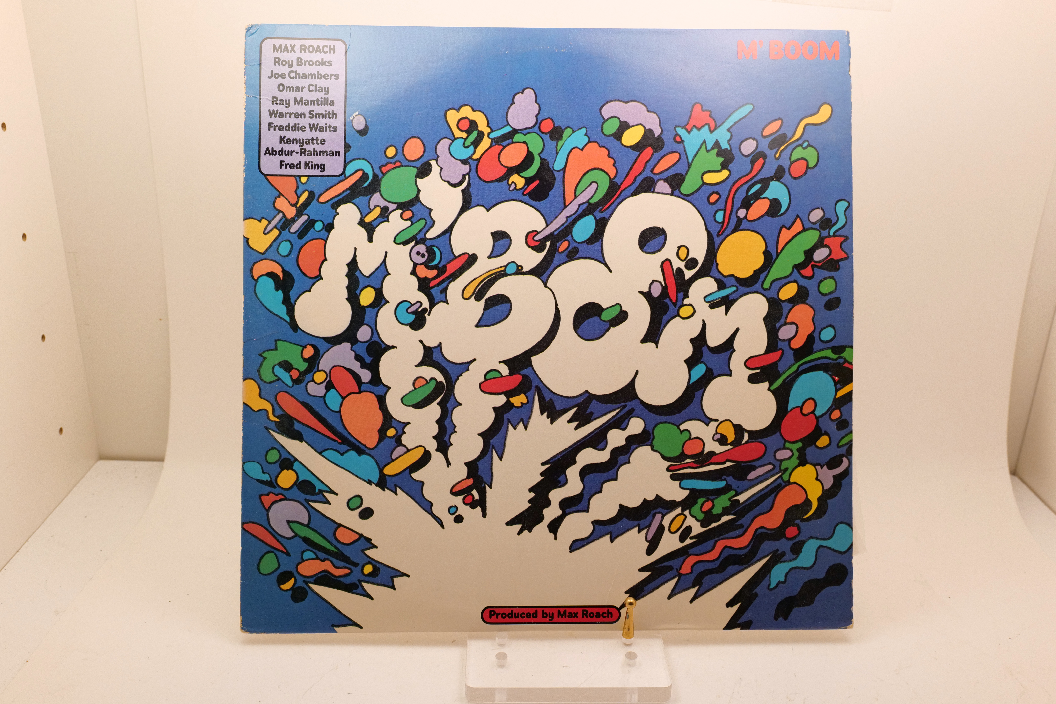 Max Roach M’Boom LP Columbia JC 37066 1980 Jazz Vinyl