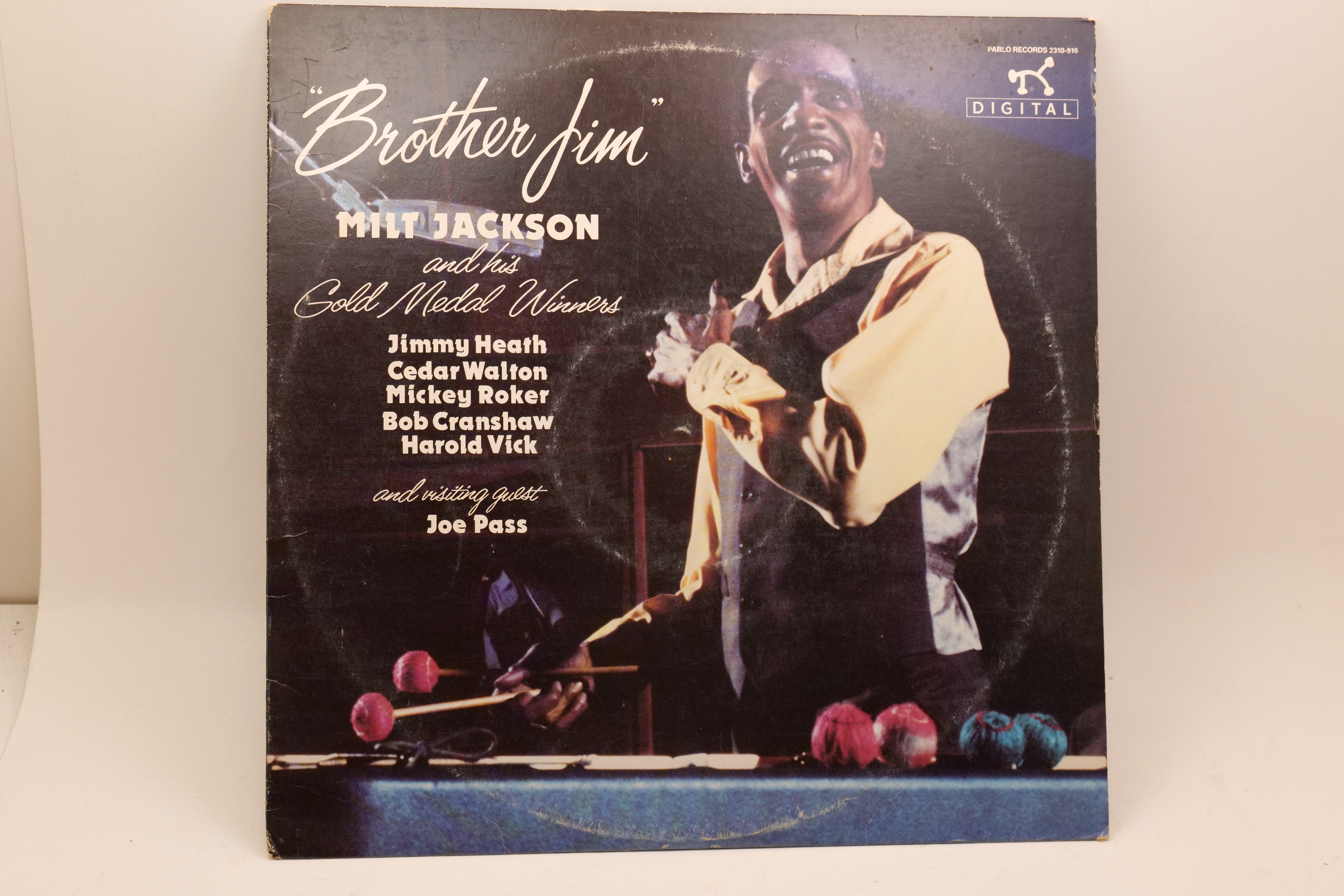 Milt Jackson Brother Jim LP 1986 Pablo Records 2310-916 Jazz Vinyl Original