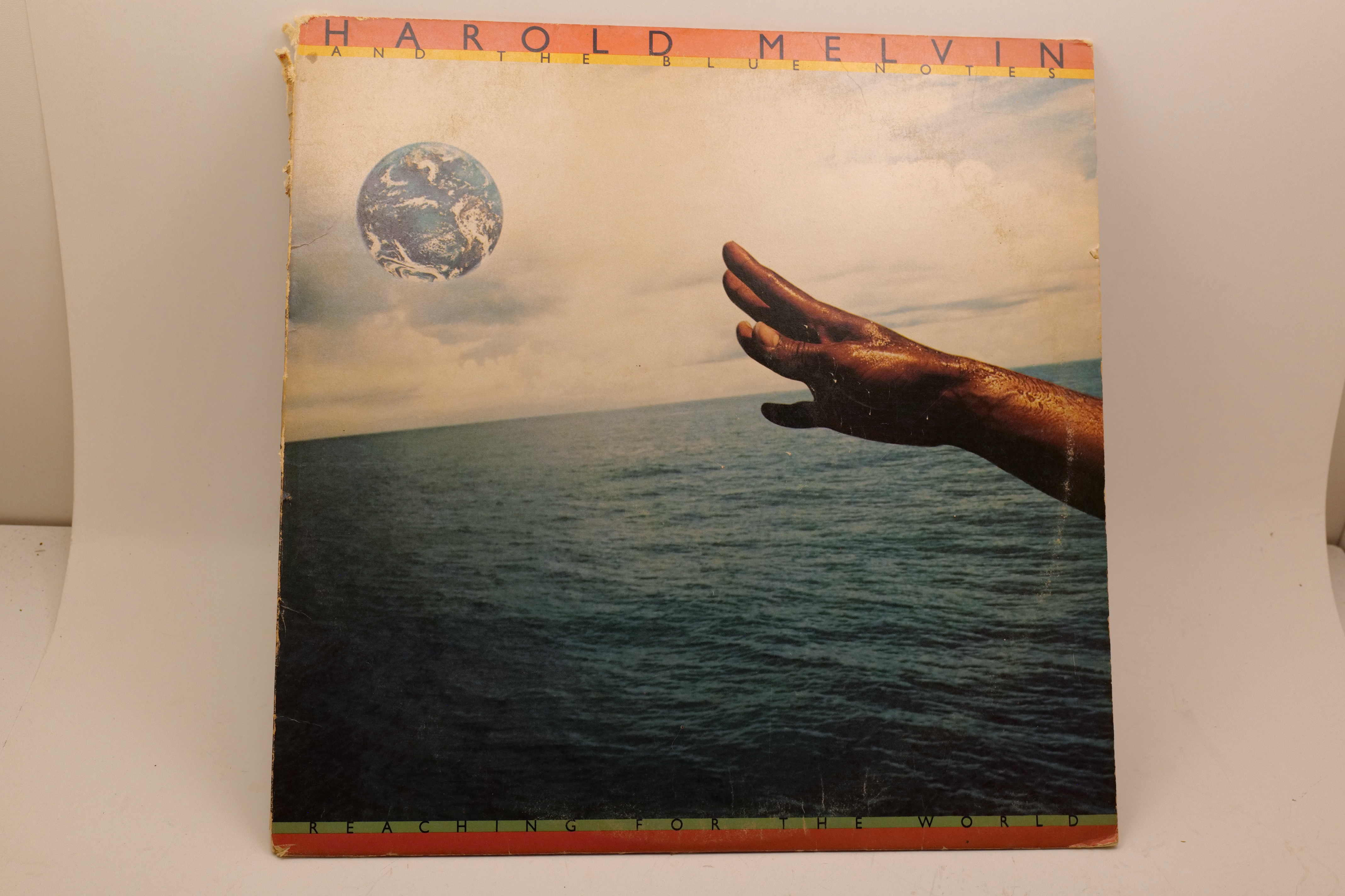 Harold Melvin & The Blue Notes Reaching For The World LP 1976 ABC AB-969 Soul Vinyl