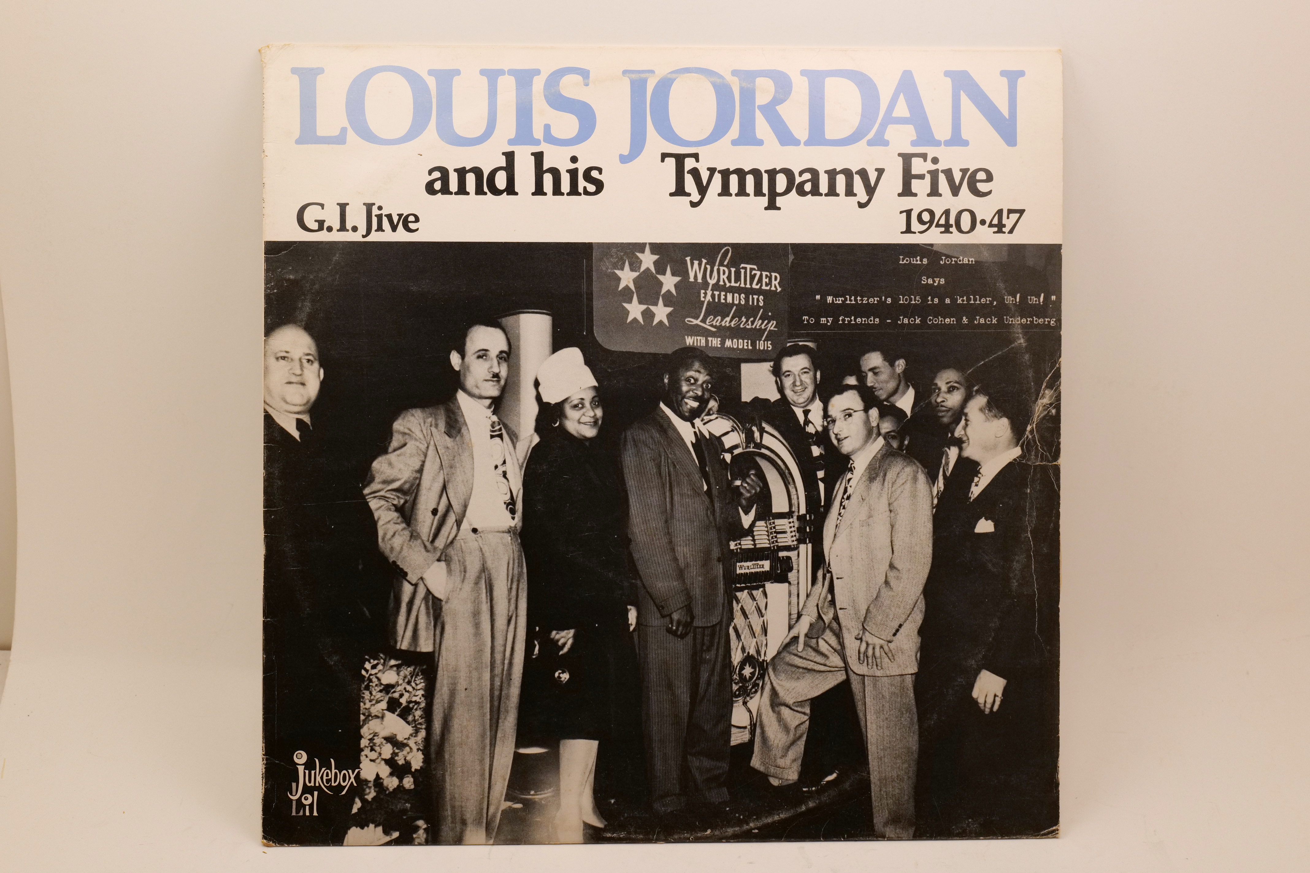 Louis Jordan And His Tympany Five G.I. Jive LP Jukebox Lil JB-602 R&B Jazz
