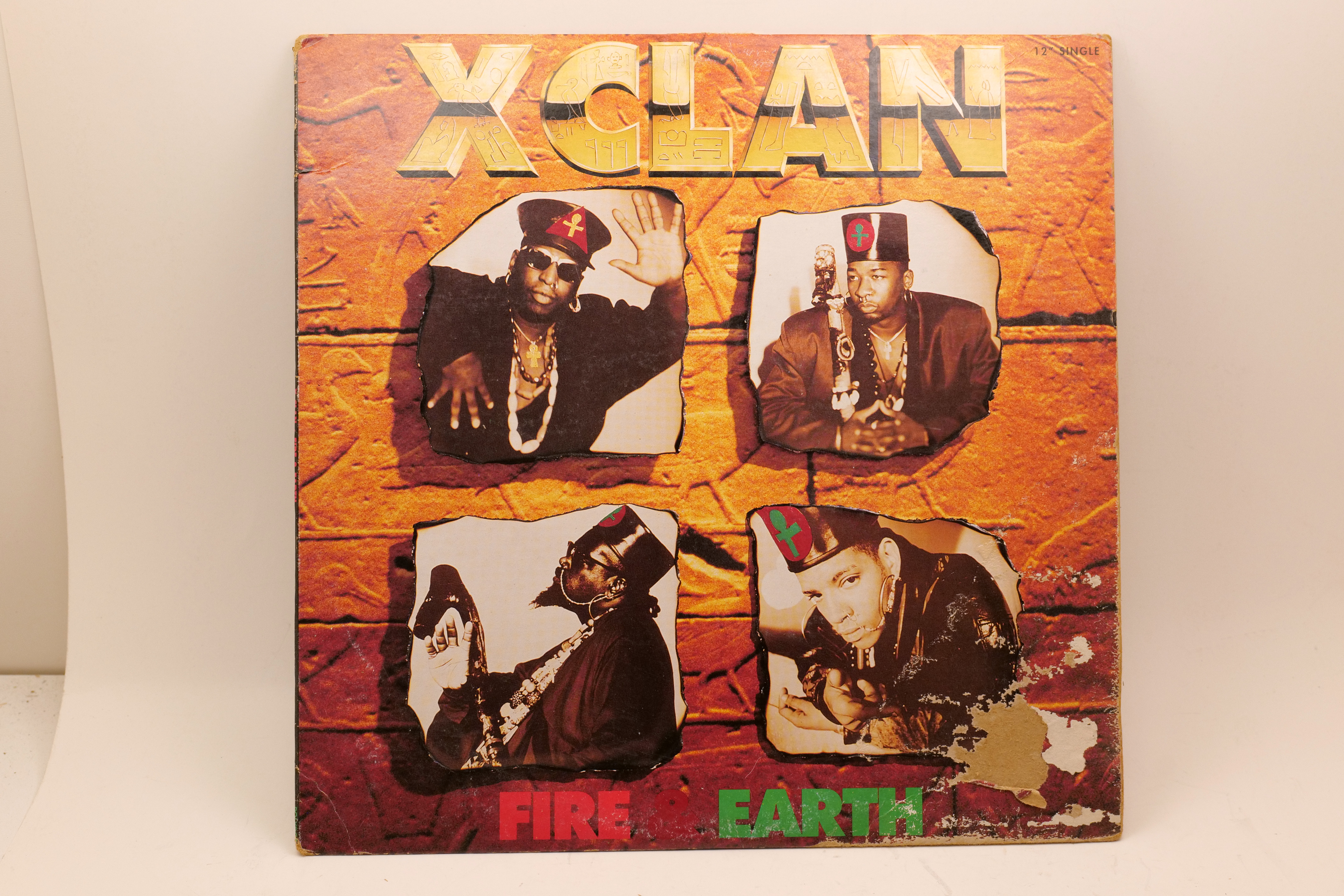 X-Clan Fire & Earth 12" Single Polydor 865 083-1 1991 Hip Hop