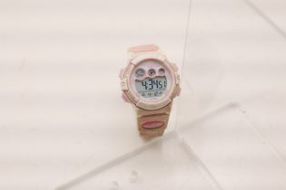 Pink Digital Sports Watch WR 50M Alarm Chrono Casual Kids Women