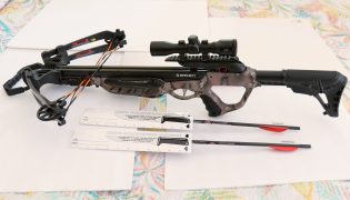 Barnett Explorer XP370 Compound Crossbow Camo with Scope and 2 Carbon Arrows